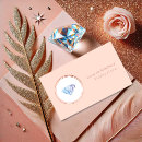 Search for diamond business cards Rose gold