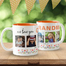 Search for flower photo mugs Grandmother