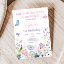 Recherche de girly floral invitations Baby