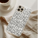 Search for black white lines iphone cases Elegant