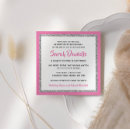 Search for hot square invitations Pink