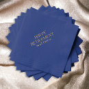 Search for gold foil napkins Typography