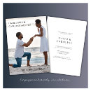 Search for he asked she said yes invitations Engaged couple