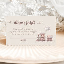 Search for train ticket invitations Diaper raffle