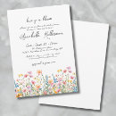 Recherche de couleur vive invitations Bride