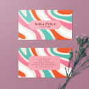 Search for groovy business cards Girly