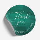 Search for emerald wedding stickers Calligraphy