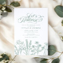 Search for spring rehearsal dinner invitations Elegant