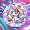 Search for happy birthday unicorn stickers Rainbow