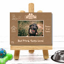 Recherche de dog picture frames Cadre en bois gravé