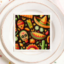 Recherche de cactus mignon serviettes Cinco de mayo