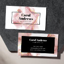 Recherche de rose pâle cartes visite Rose et noir