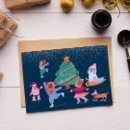 Search for ice skating dog cards Cute