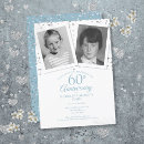 Search for 60th diamond wedding anniversary invitations 60 years