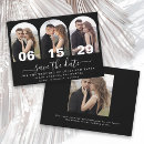 Search for 4 horizontal 5x7 invitations Black and white