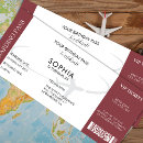 Search for travel trip invitations Surprise trip ticket