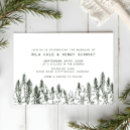 Recherche de sapin mariage invitations Minimaliste