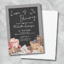 Search for chalkboard bridal shower invitations Love is brewing