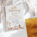 Search for floral anniversary invitations Calligraphy