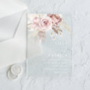 Search for floral square wedding invitations Rose