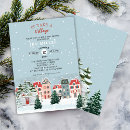 Search for it takes a village baby shower invitations Blue