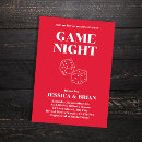 Search for game night invitations Minimalist