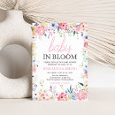 Search for spring flowers baby shower invitations Wildflowers