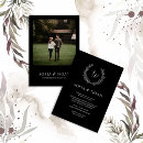 Search for graphic wedding invitations Black and white
