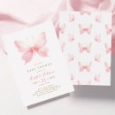 Search for pink butterfly baby shower invitations Whimsical