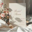 Search for brown bridal shower invitations Calligraphy