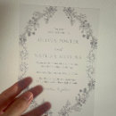 Search for frosted wedding invitations Elegant