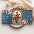Search for slate blue wedding invitations Qr code