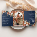 Search for dark blue wedding invitations Qr code