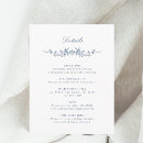 Search for border 4x5 invitations Blue and white