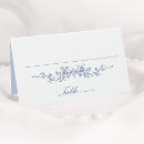 Search for blue and white place cards Victorian