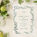 Search for green square wedding invitations Modern