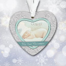 Search for silver baby first ornaments Newborn
