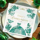 Search for quinceanera napkins Gold foil