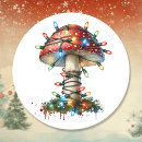 Search for vintage mushroom stickers Whimsical