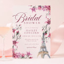 Search for paris bridal shower invitations Elegant