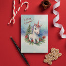 Search for unicorn christmas cards Winter