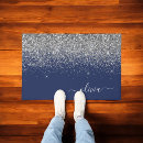 Search for silver glitter doormats Girly