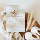 Search for boho teddy bear baby shower invitations Beige