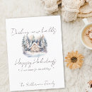 Search for decking new halls christmas cards Watercolor