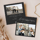 Recherche de multiple photo christmas cards Minimaliste