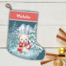 Search for polar bear christmas stockings Xmas