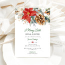 Search for merry invitations Poinsettia