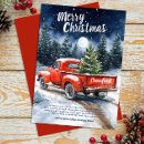 Recherche de red truck christmas cards Family