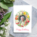 Search for photo frame birthday cards Floral