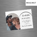 Search for 5x7 magnets wedding save the dates Black and white